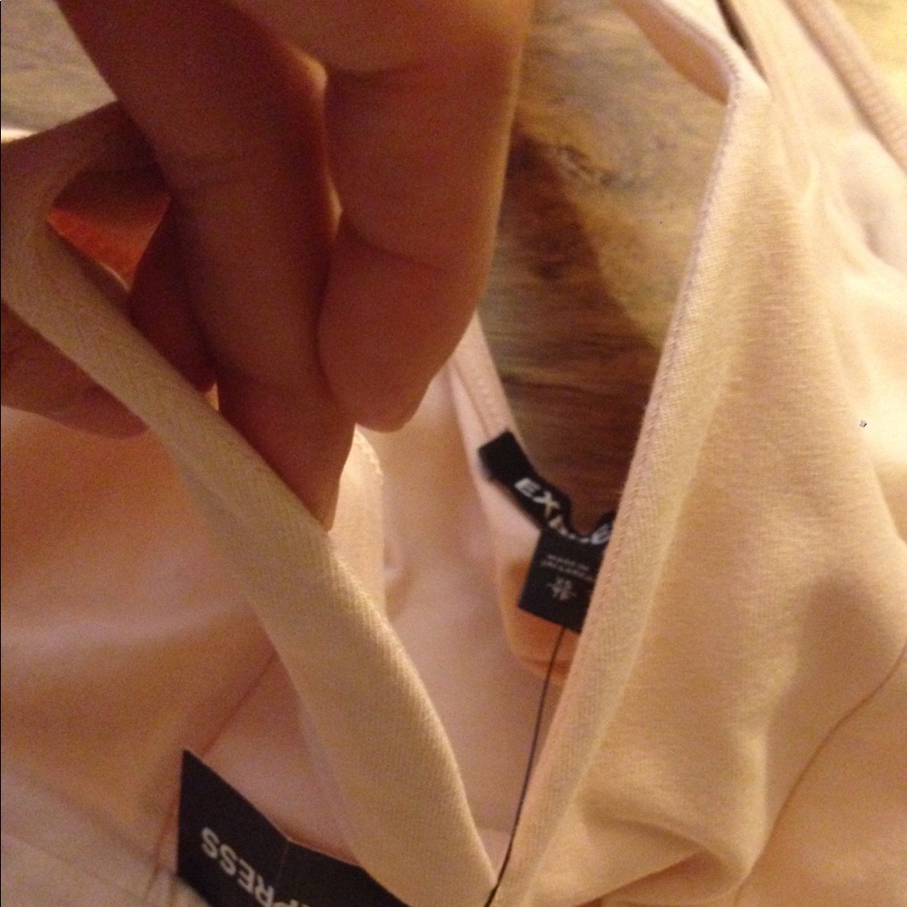 SOLD Express V Neck Fit Flare Skort Skater Dress - Picture 4 of 8